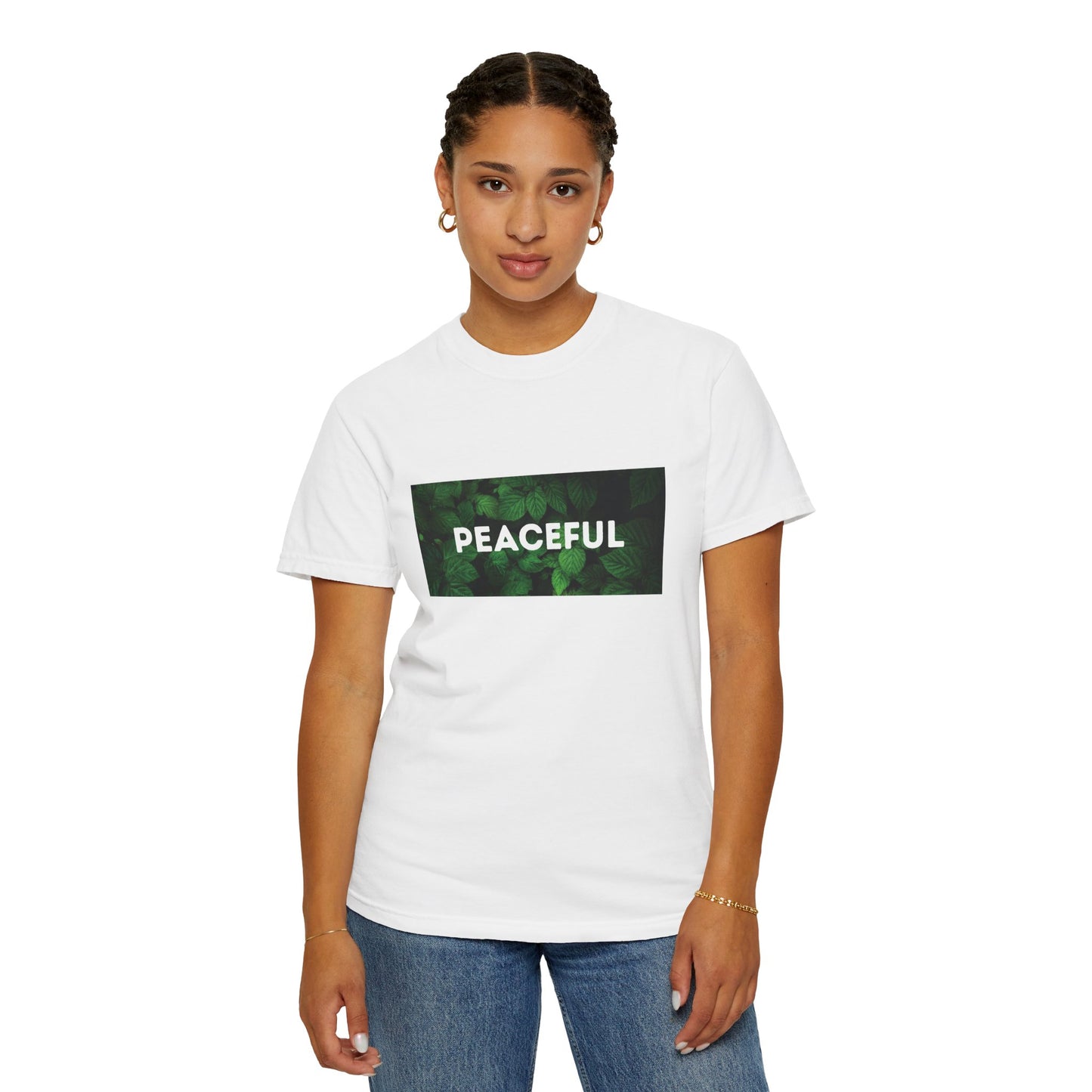 Peaceful Printed T-Shirt – Calm Vibes, Bold Style