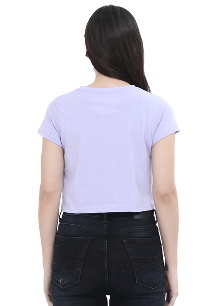 Stylish Printed Crop Top T-Shirt for Women – Trendy & Comfortable