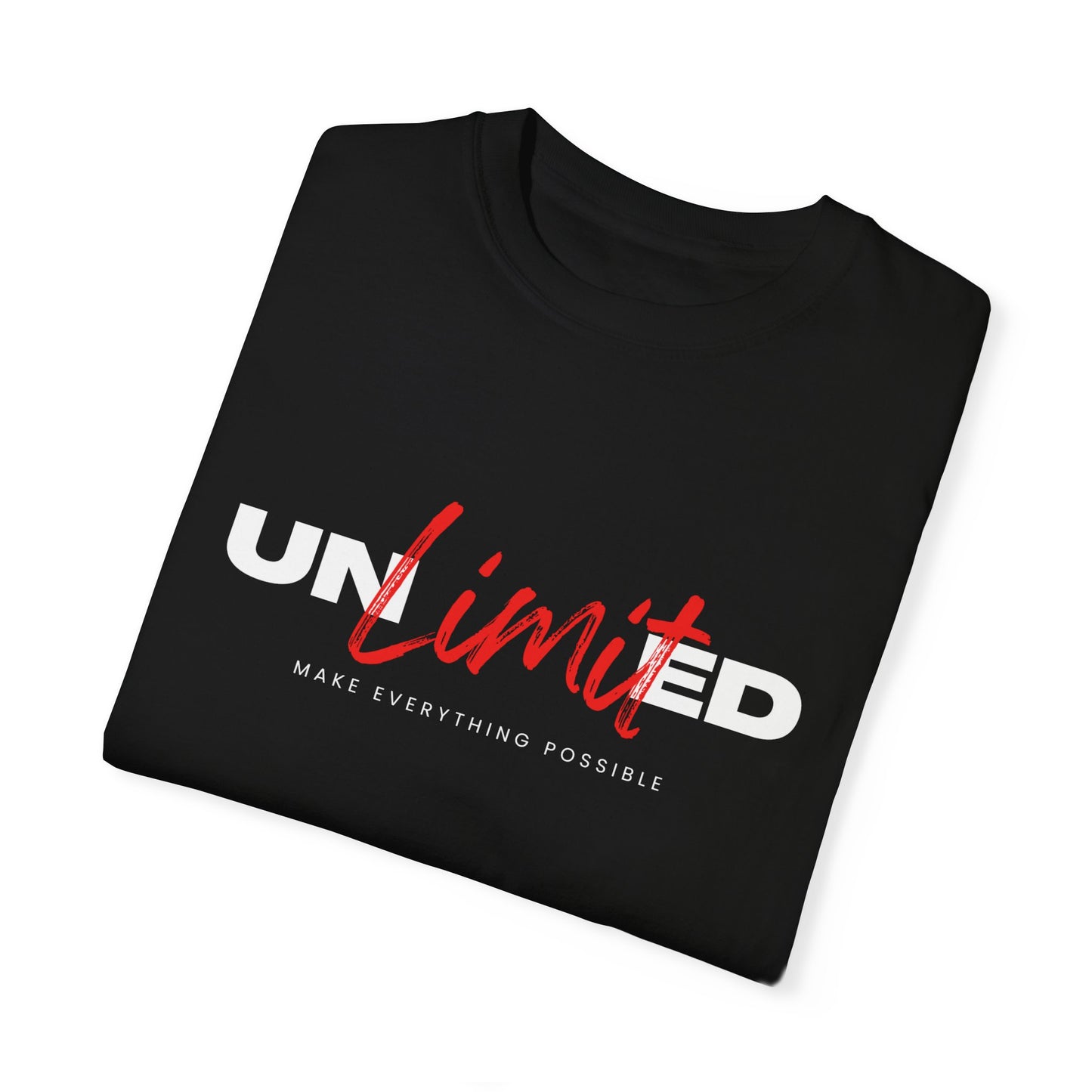 Unlimited Graphic Printed T-Shirt - Make Everthing Possible