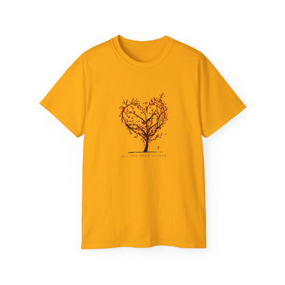 All You Need is Love Printed T-Shirt – Comfortable, Trendy & Positive Vibes