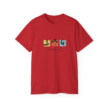 Vacation Vibes Printed T-Shirt – Summer Style for Every Adventure
