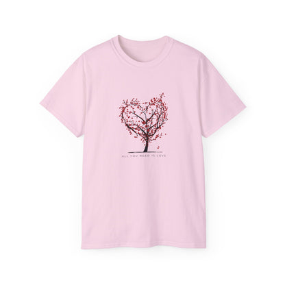 All You Need is Love Printed T-Shirt – Comfortable, Trendy & Positive Vibes