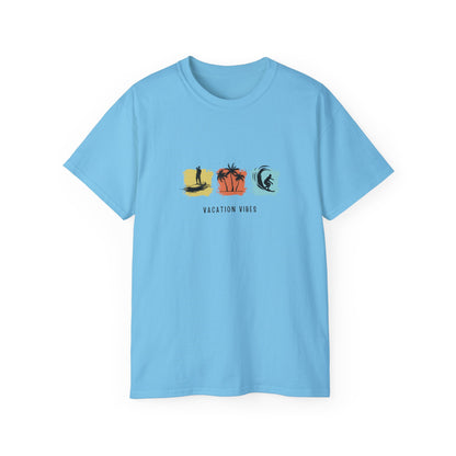Vacation Vibes Printed T-Shirt – Summer Style for Every Adventure