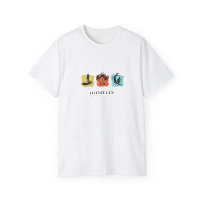 Vacation Vibes Printed T-Shirt – Summer Style for Every Adventure