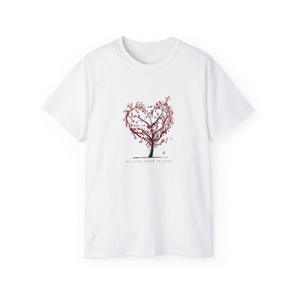 All You Need is Love Printed T-Shirt – Comfortable, Trendy & Positive Vibes
