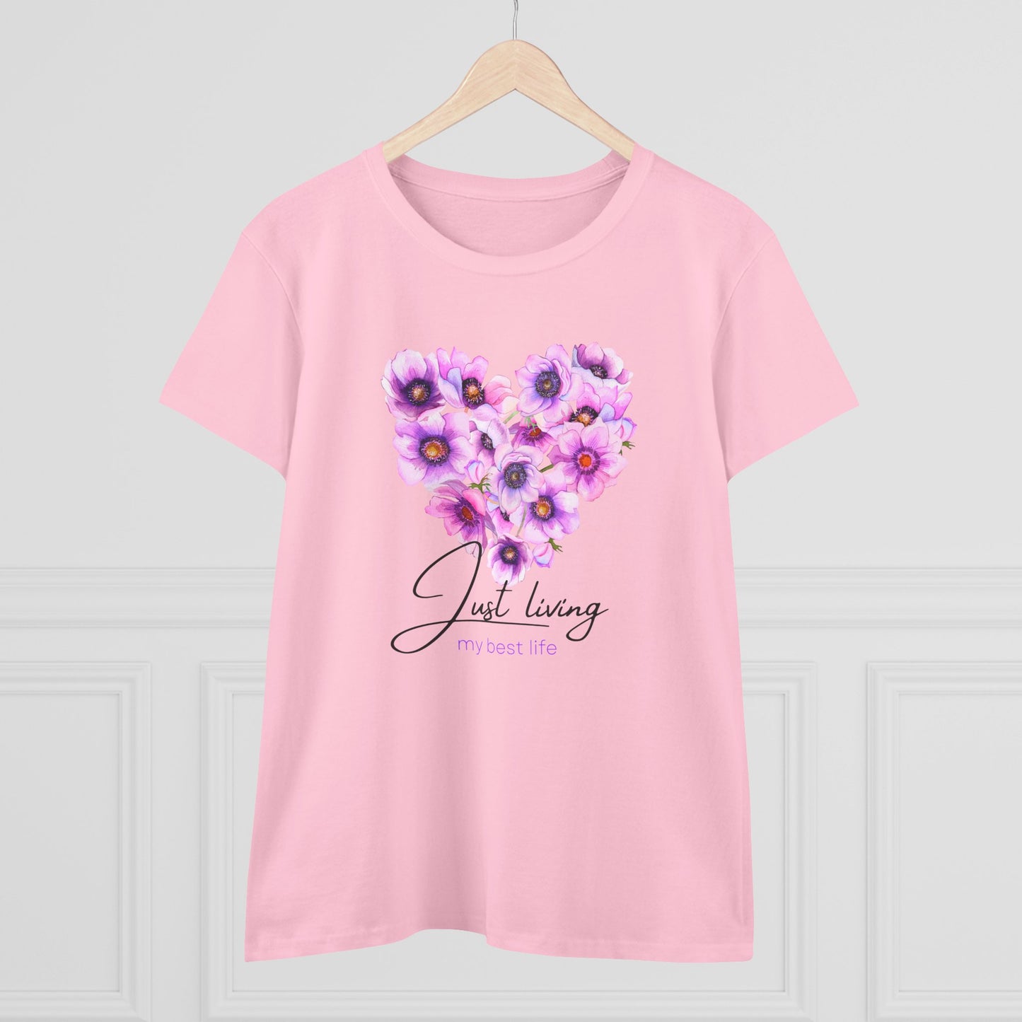 Just Living My Best Life – Printed T-Shirt for Everyday Confidence