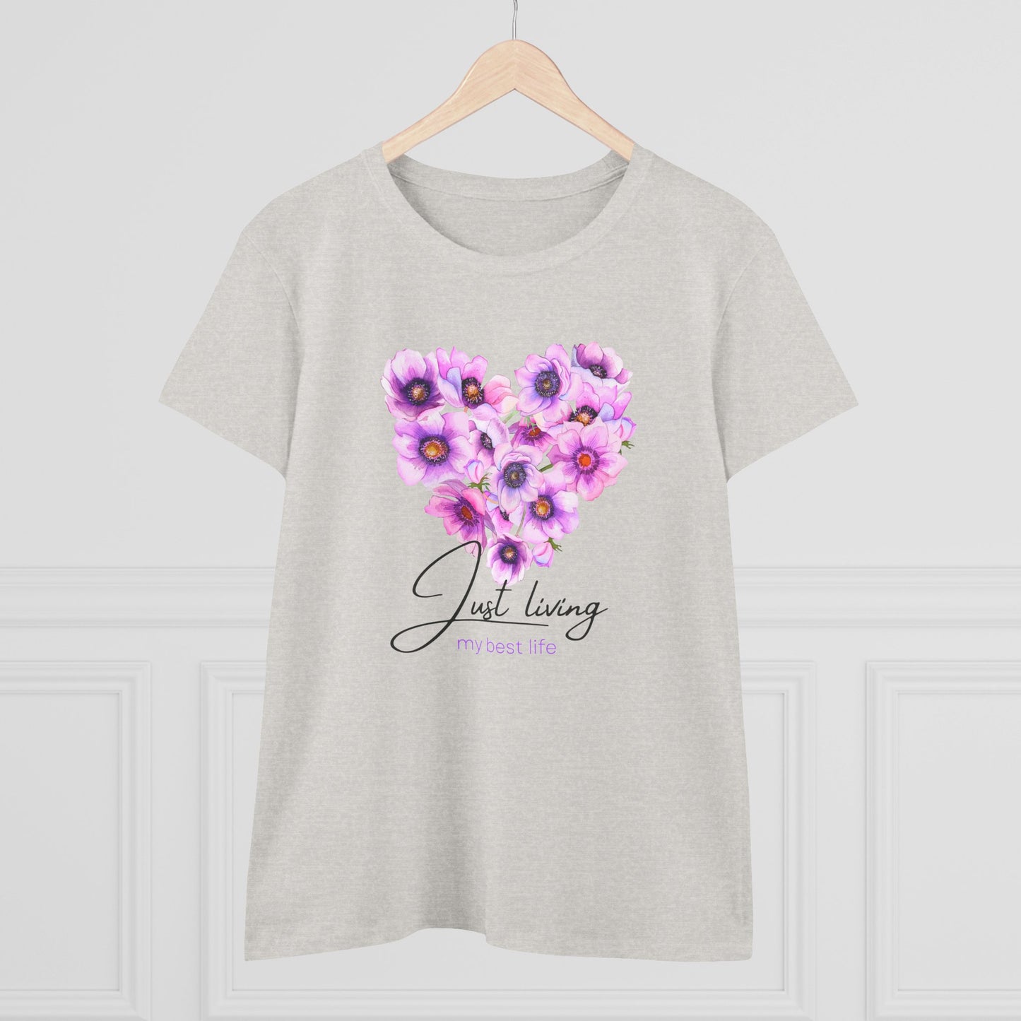 Just Living My Best Life – Printed T-Shirt for Everyday Confidence