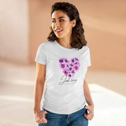 Just Living My Best Life – Printed T-Shirt for Everyday Confidence