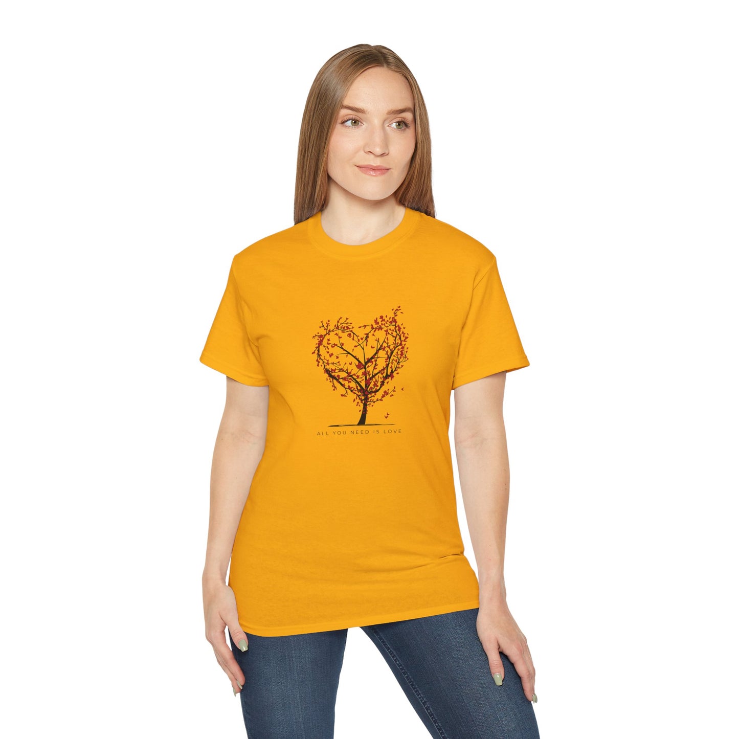 All You Need is Love Printed T-Shirt – Comfortable, Trendy & Positive Vibes