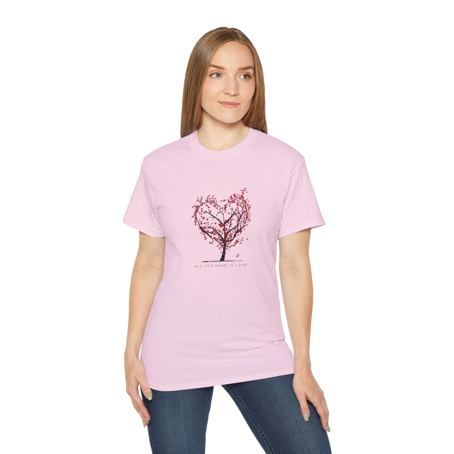 All You Need is Love Printed T-Shirt – Comfortable, Trendy & Positive Vibes