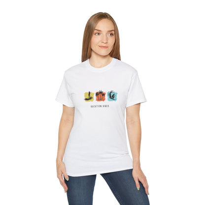 Vacation Vibes Printed T-Shirt – Summer Style for Every Adventure