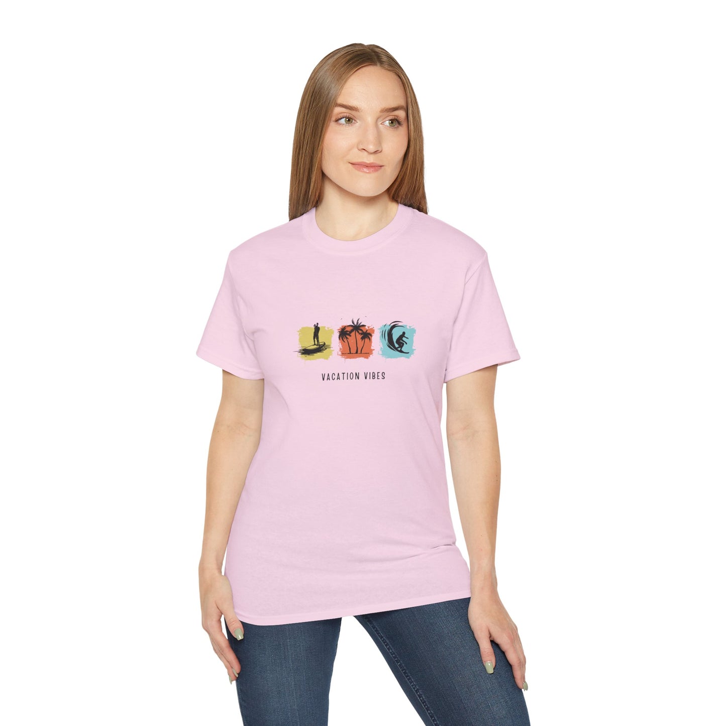 Vacation Vibes Printed T-Shirt – Summer Style for Every Adventure