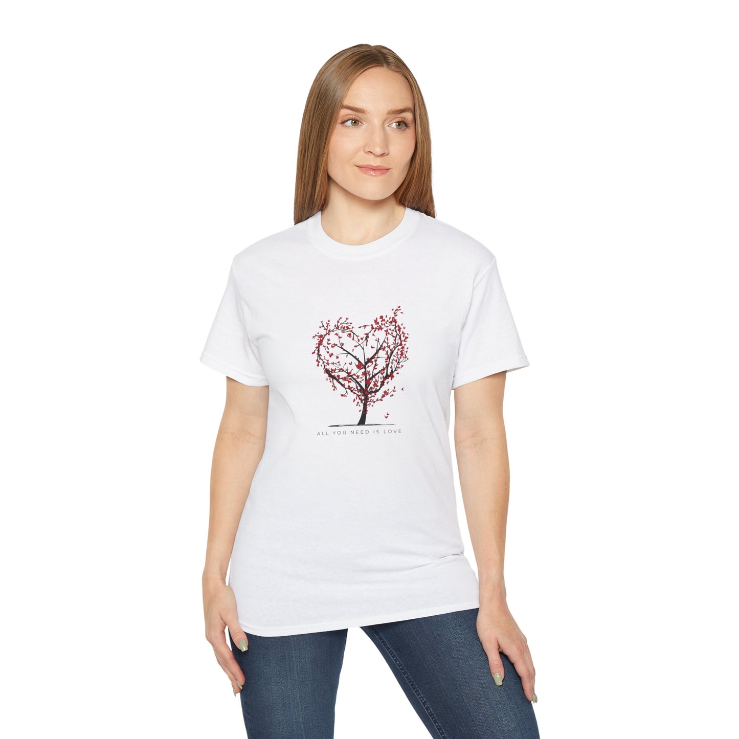 All You Need is Love Printed T-Shirt – Comfortable, Trendy & Positive Vibes