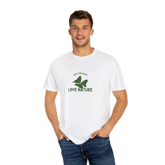 "Love Nature" Eco-Inspired Printed T-Shirt For Men
