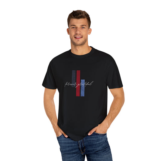 "Forever Grateful" Printed T-Shirt – Minimalist Inspirational Tee