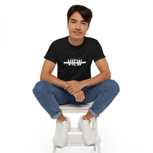 Open Mind for a View Different" Inspirational Printed T-Shirt