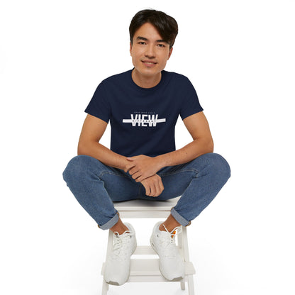 Open Mind for a View Different" Inspirational Printed T-Shirt