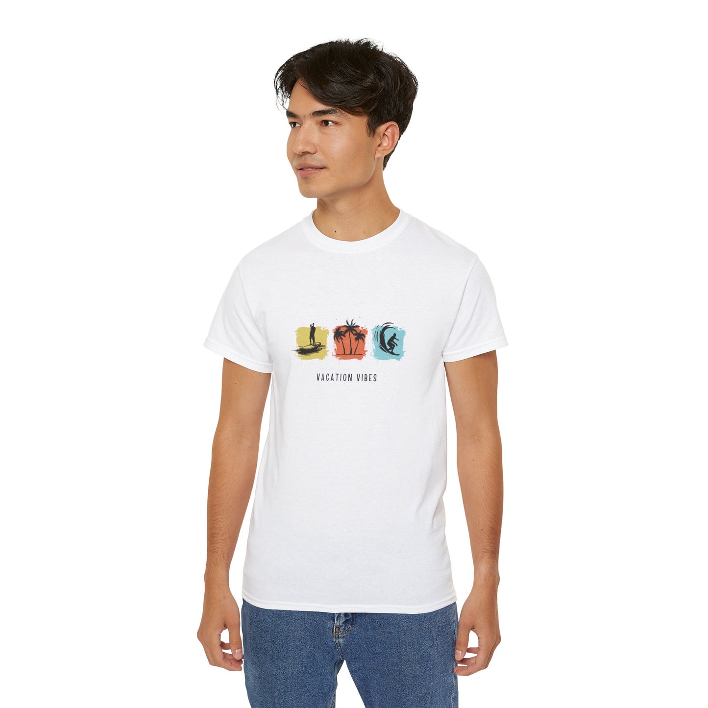 Vacation Vibes Printed T-Shirt – Summer Style for Every Adventure