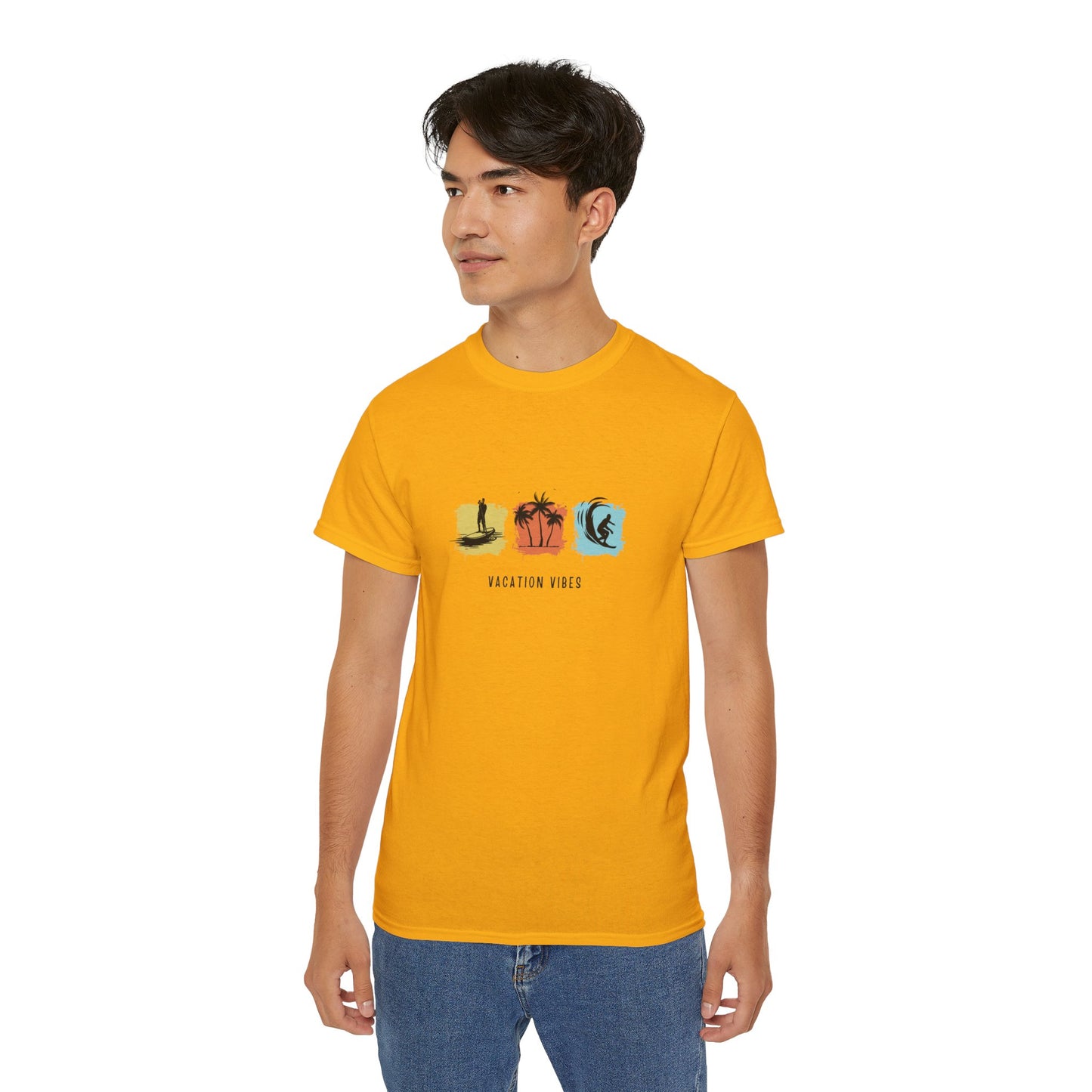 Vacation Vibes Printed T-Shirt – Summer Style for Every Adventure