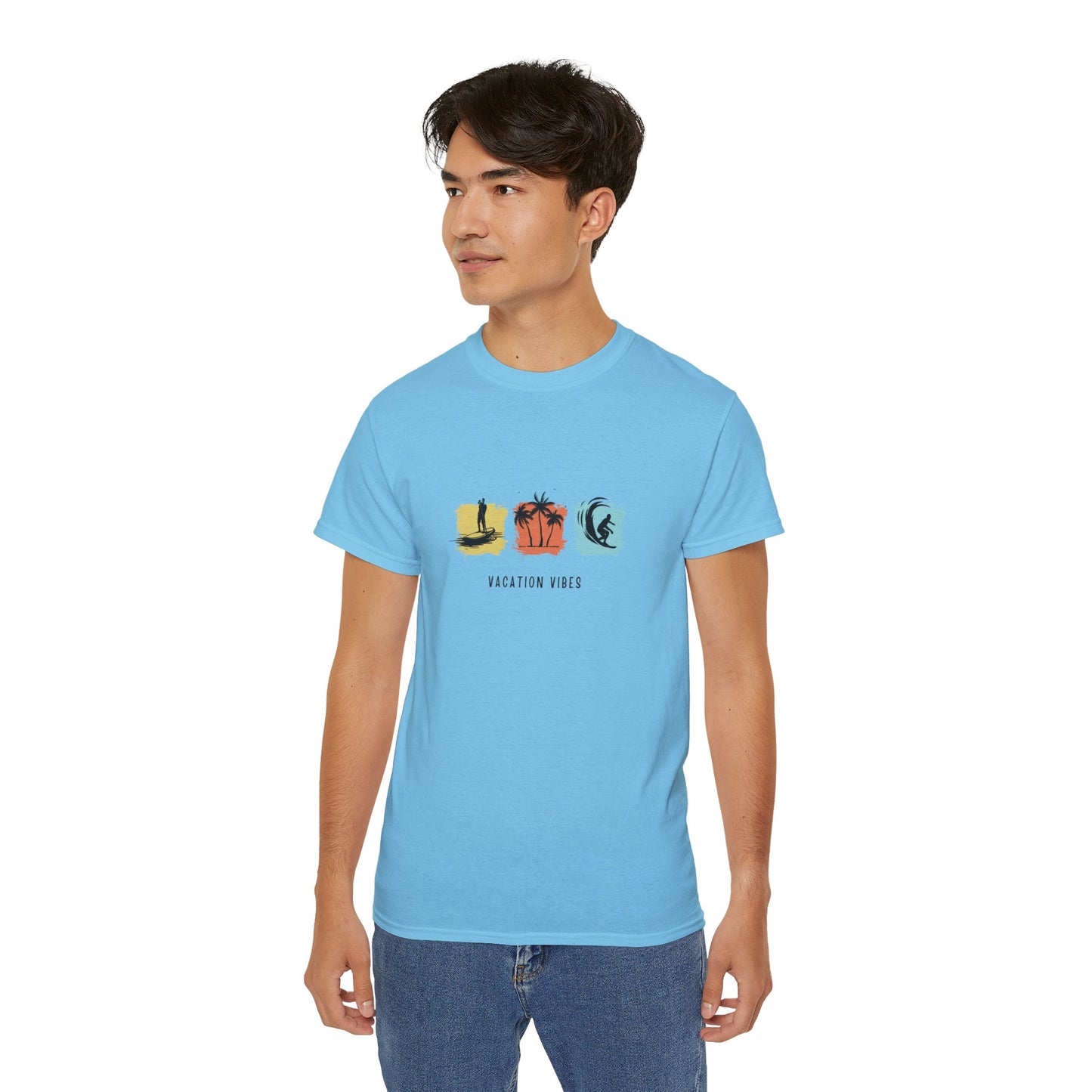 Vacation Vibes Printed T-Shirt – Summer Style for Every Adventure