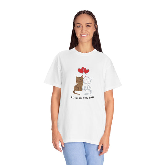 "Love in the Air" Romantic Printed T-Shirt – Feel the Vibes of Love