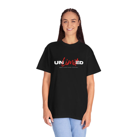 Unlimited Graphic Printed T-Shirt - Make Everthing Possible For Her