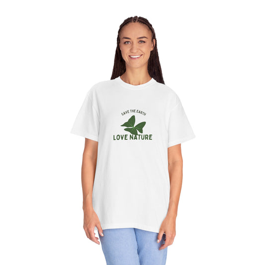 "Love Nature" Eco-Inspired Printed T-Shirt For Her