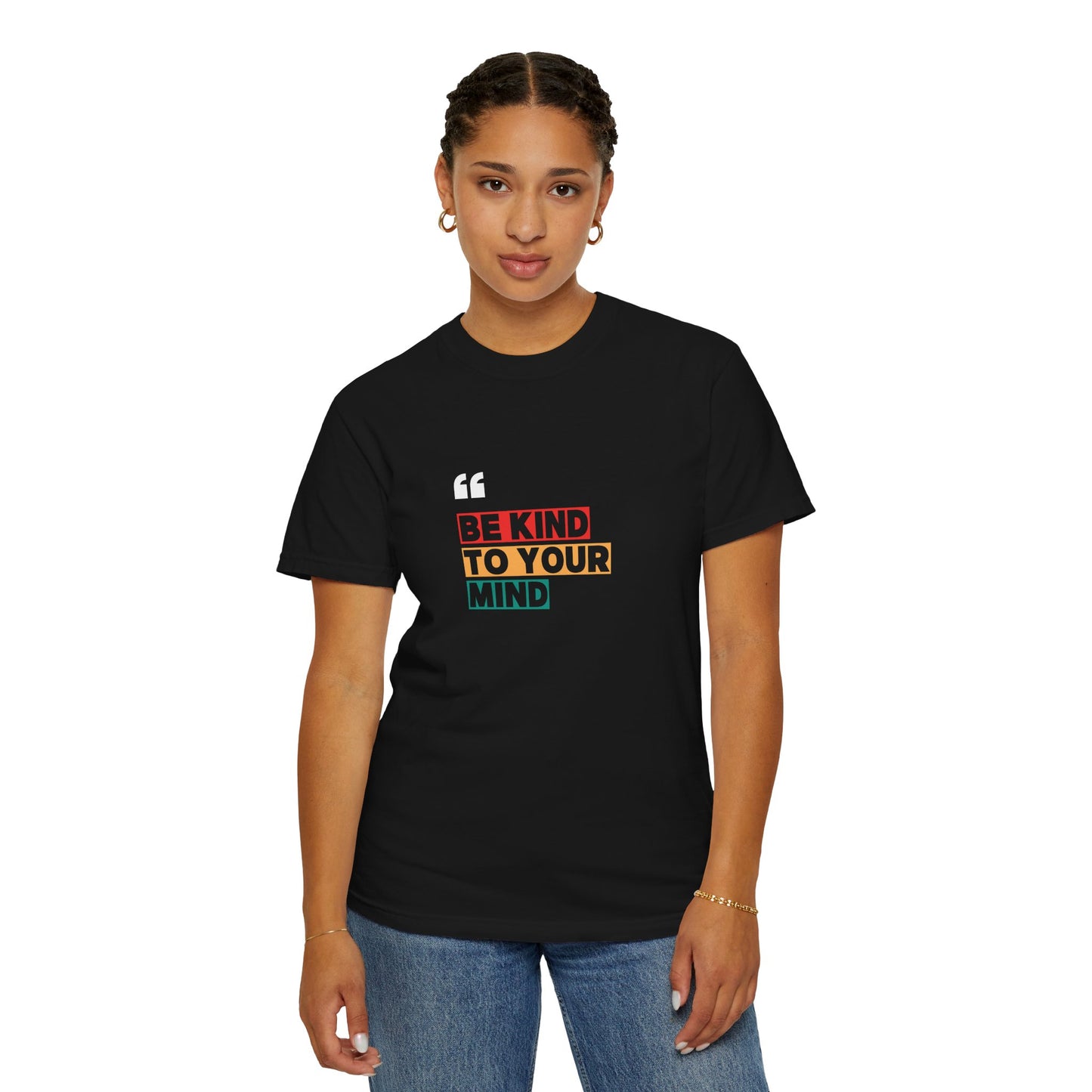 "Be Kind to Your Mind" Positive Mental Health Printed T-Shirt