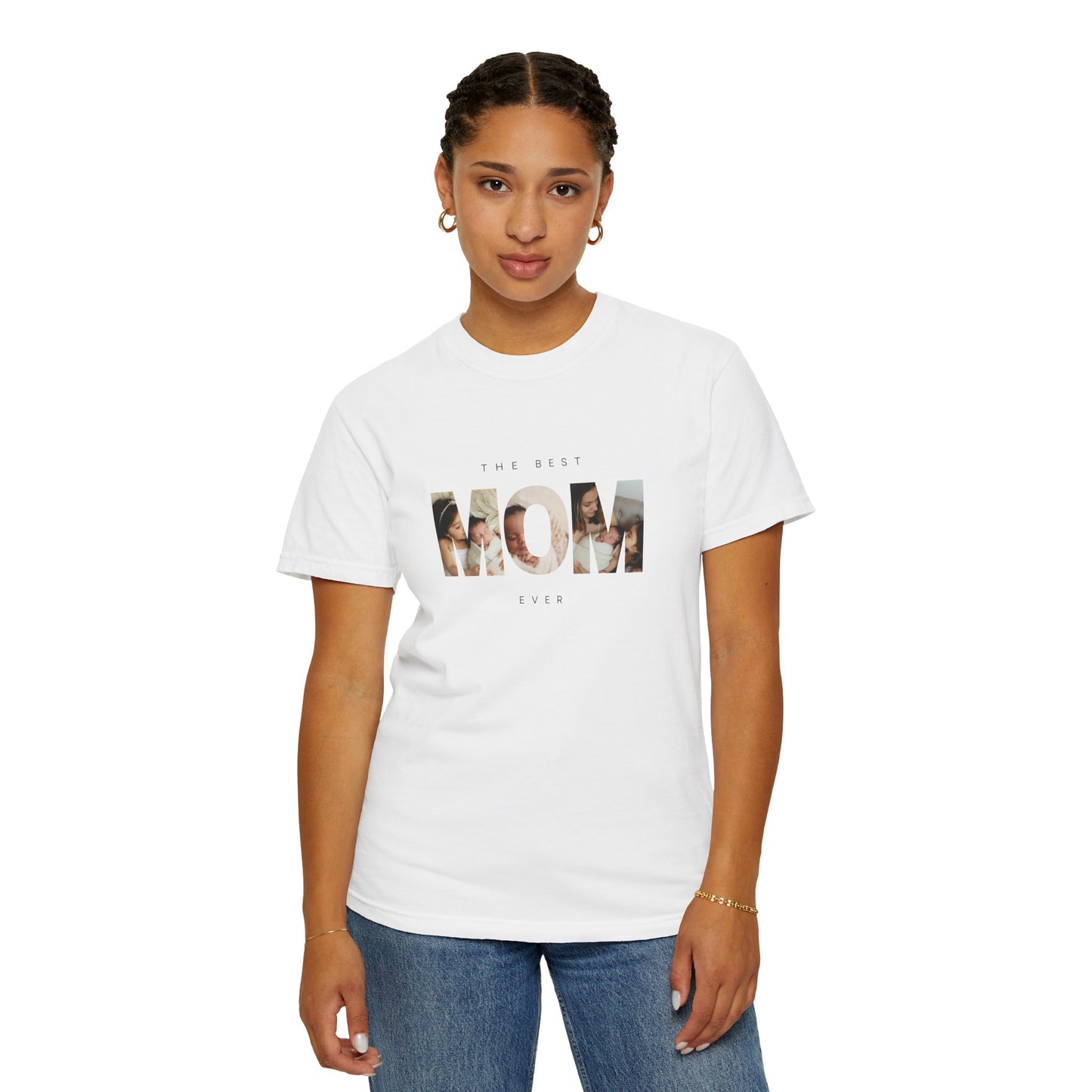"The Best Mom Ever" Printed T-Shirt – A Heartfelt Gift for Super Moms