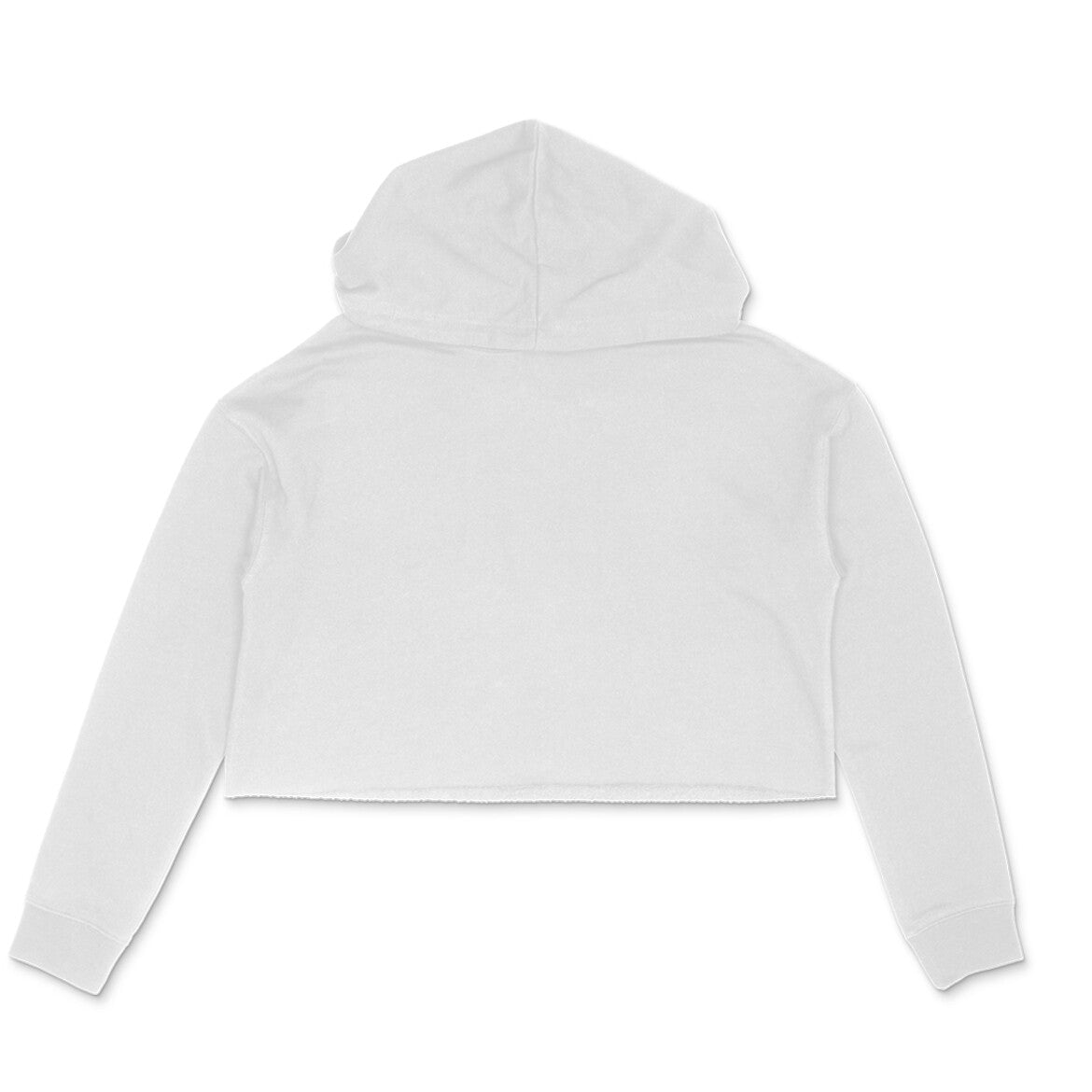Plain Crop Top Hoodies