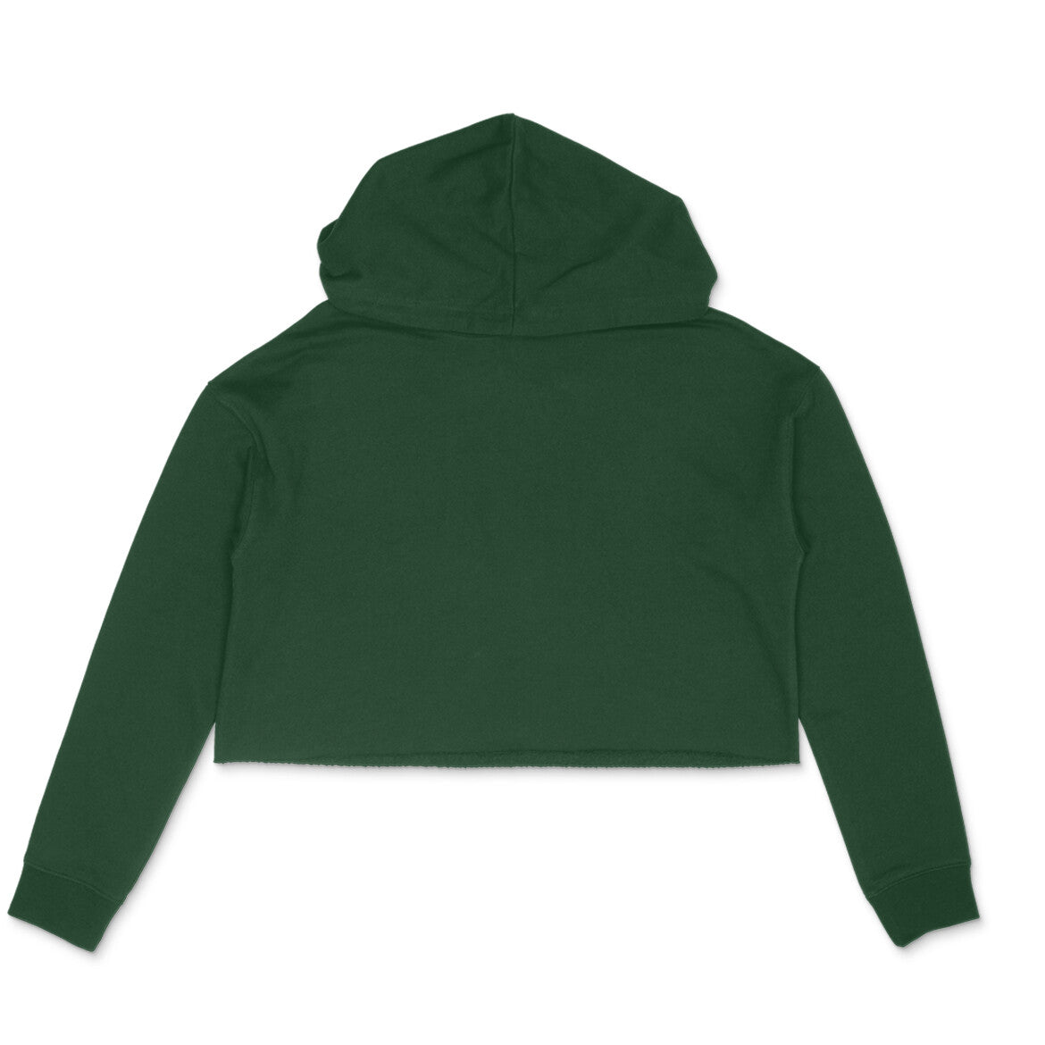 Plain Crop Top Hoodies