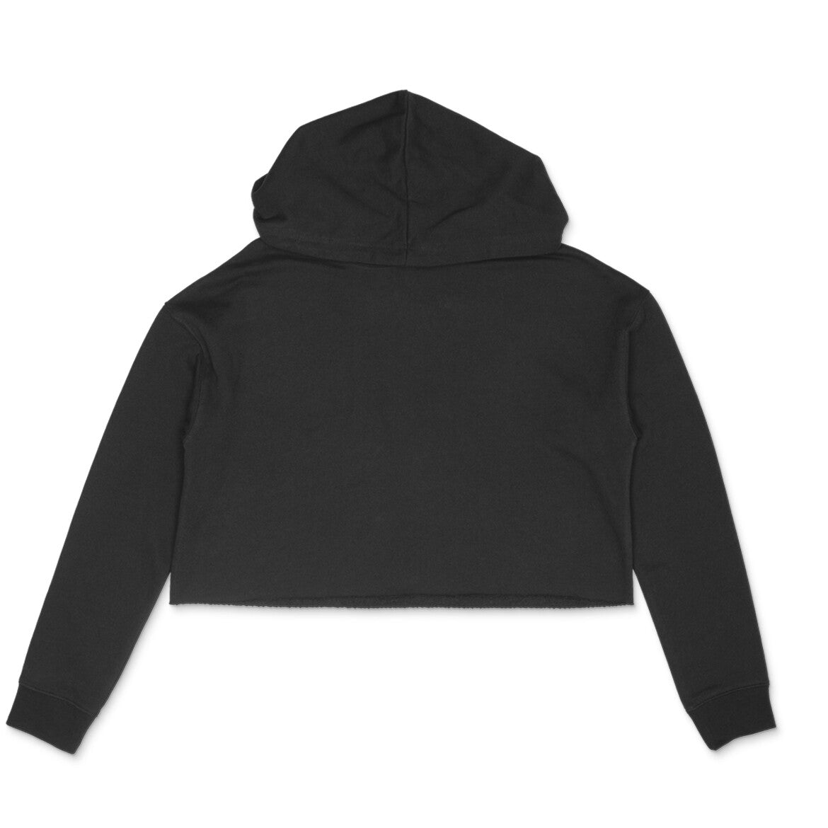 Plain Crop Top Hoodies