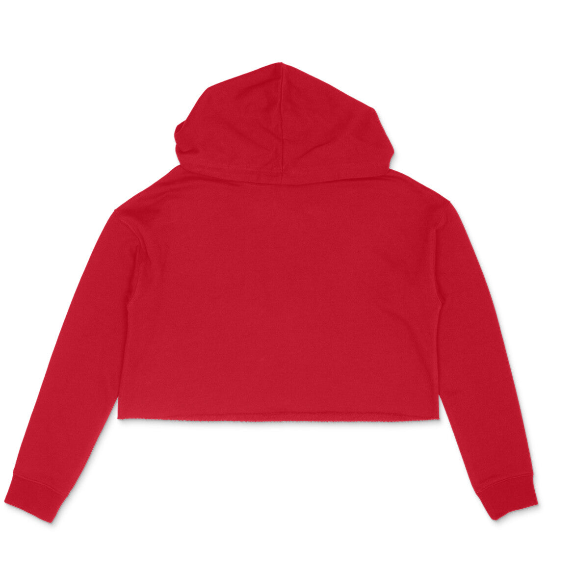 Plain Crop Top Hoodies